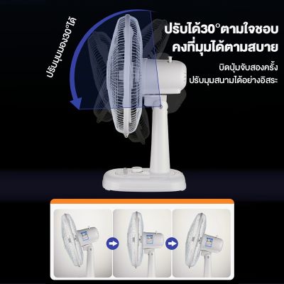 ไม่ใช้ไฟฟ้า ลมแรงพัดลมโซล่าเซลล์ Solar fan พัดลม 12-16 นิ้ว 5 ใบพัด ใช้ไฟฟ้าได้ พัดลมอุตสาหกรรม พัดลมพกพา แบตเตอรี่ในตัว