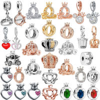 Pcs Hot จี้มงกุฎน่ารักเหมาะสำหรับ Pandora Charm สร้อยข้อมือสร้อยคอผู้หญิง DIY เครื่องประดับทำของขวัญ-Souyine