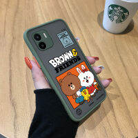 สำหรับ Xiaomi Redmi A2 A1เคสโทรศัพท์ดีไซน์ลายหมีหมีการ์ตูนน่ารักลายขอบด้านข้างน่ารักมีน้ำค้างแข็งโปร่งใสเคสแข็งเด็กหญิงเด็กชายกันกระแทกเคสป้องกันกล้องคลุมทั้งหมด