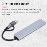 Portable Type-C USB 3.0 Hub Multi USB Splitter Adapter 4/5/7 Ports High Speed Transmission Plug and Play for PC Computer USB Hubs