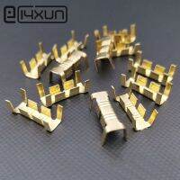 100pcs U Type Car Wiring Harness Terminal Connectors Copper Joint Crimp Terminals for 2.5mm2-4mm2 cable etc.