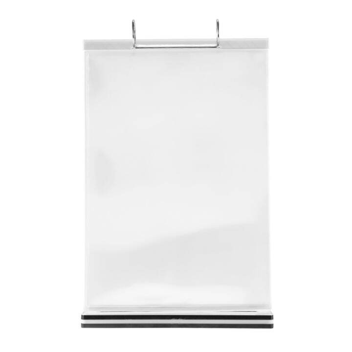 A4 MultiPage Flip Display Card Label Display Stand Detachable Label