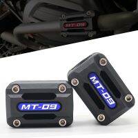 SRA FZ-09ติดตามสำหรับยามาฮ่า MT-09 MT09 MT 09 FZ09 22/25/28มม. แถบกันชนเครื่องยนต์มอเตอร์ไซค์ตกแต่งเคสกันกระแทกบล๊อกป้องกัน