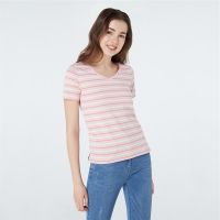 COD jb2763 GIORDANO เสื้อยืดผู้หญิง คอวี - Womens V-neck Tees 05320248