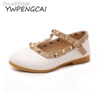 【hot】✕✓  Size 21-36 Shoes Rivets Flats Soft Leather Toddler