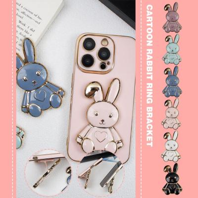 Mobile Phone Stand Strong Carrying Capacity Hands-free Bunny Finger Adorable B7S4