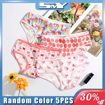Kingstar123 Baby Girl Underwear Polka Dotted Floral Graphic Cotton Soft Kid  Cartoon Cute (Random 1x underwear)