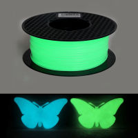 PLA Noctilucent 3D เครื่องพิมพ์ Filament Glow In The Dark 1.75มม. 3D พิมพ์วัสดุระเหิด1กก.500G250G Glow สีเขียวสีฟ้า