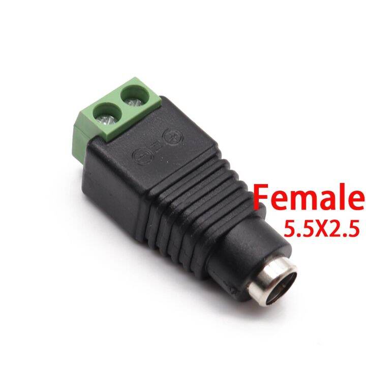 Male Female Dc Power Plug Connector 21mm X 55mm 25mm X 55mm 135mm X 35mm Neednt Welding 5144