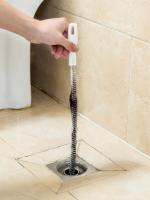 ■ 45 cm plumbing brush bathroom hair sewer sink cleaning under flexible cleaner clogged hole remover gadget