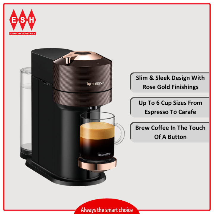 Nespresso Vertuo Next Premium GDV1 (Rich Brown) Coffee Machine | Lazada