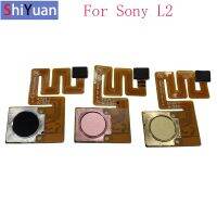 ปุ่มโฮมพร้อมชุดริบบิ้น Flex Cable สําหรับ Sony Xperia L2 H4311 H3311 H4331 H3321 ลายนิ้วมือปุ่มโฮม Flex