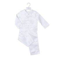 Baby Boy Christening Clothes CostumeBirthday Party Ceremonial Robe4-piece CoordinatesNewborn Suit Set 3361