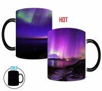 Magic mug aurora borealis Borealis แก้วมัค แสงเหนือ จะปรากฎแสงเหนือ เมื่อได้รับความร้อน ตามล่าแสงเหนือได้แล้วบนแก้วกาแฟ พบแสงเหนือทุกเช้าบนแก้วกาแฟ