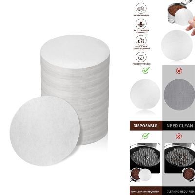 Coffee Paper Filter for Espresso Coffee Maker 600 Pcs Unbleached Espresso Filter Puck Screen 53mm
