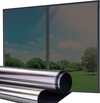 Way Window Film Reflective UV Mirror Anti Privacy Tint for