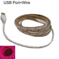 USB LED-Strip 1 Meter Wire SMD3528 light 5V adapter string Christmas desk tape TV Background Lighting 5V 50CM 1M 2M 3M 4M 5M