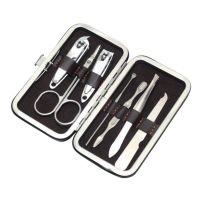 7PcsSet Manicure Nail Clippers Pedicure Set Portable Travel Hygiene Kit Stainless Steel Nail Cutter Tool Set Maquillage