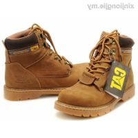 CODwumei04 ✗▲◊Ready Stock Caterpillar Kasut kerja lelaki Safety （not have steel toe）boots men outdoor work boots Genuine Leather Size(35-45)