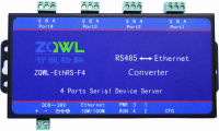 4พอร์ต Serial Device Server แยก RS485เป็น Ethernet Modbus RTU เป็น Modbus TCP Converter Gateway 9 ~ 36V