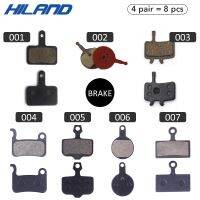 2 Pairs (4 pcs) MTB Mountain Bike Disc Brake Pads Bicycle Disc Brake Hydraulic Disc Brake Pad Semi-Metallic Cycling Brake Pad