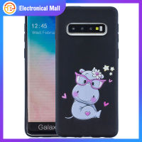 สำหรับ Samsung S10สายคล้องแบบมีเคสหลังฝาครอบป้องกันกันรอยขีดข่วนทำสี TPU แบบน่ารักป้องกันการลื่น