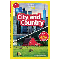 English original picture book National Geographic readers: City and country urban and rural American National Geographic graded reading elementary level 1 childrens popular science picture book