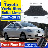 ท้ายรถกันน้ำหลังถาดรองสัมภาระพื้นที่รองเท้ารถยนต์ Toyota Yaris / Vios / Belta / Limo 2007-2013 4-Dr ซีดาน