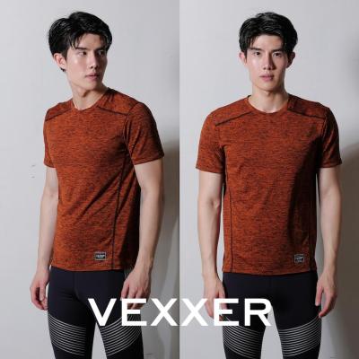 Vexxer TopDye Running Shirt X01 - สีส้ม เสื้อกีฬา แขนสั้น เสื้อยืด เสื้อวิ่ง ออกกำลังกาย