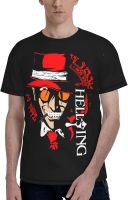 Anime Hellsing Alucard Mans 3D Printing Summer Tee Comfort Round Neck Short Sleeve Shirts