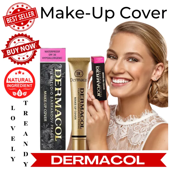 💯💯 Dermacol Base Primer CorrectTop Brand Dermacol Full Foundation Waterproof Make up Cover 30g Make- 💯💯 Dermacol Base Primer CorrectTop Brand Dermacol Full Foundation Waterproof Make up Cover 30g Make-