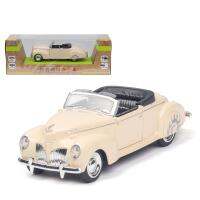 1/38 Simulation Alloy Convertible Classic Car with Sound and Light Children Toy Car