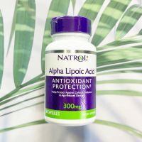 Alpha Lipoic Acid กรดอัลฟาไลโปอิก 300 mg 50 Capsules (Natrol®) สาร #ALA