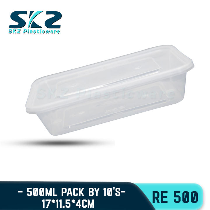 Clear Rectangle Microwavable Container - Shop online