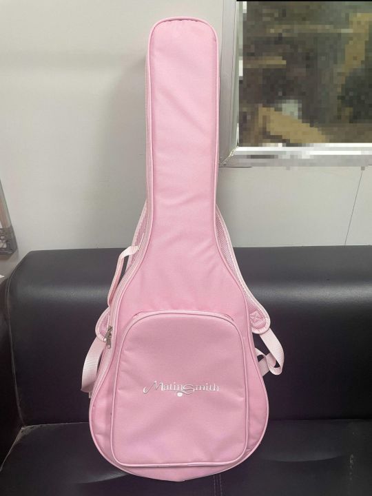 genuine-high-end-original-folk-pink-guitar-bag-41-inch-thickened-guitar-bag-backpack-backpack-suitable-for-male-and-female-students