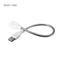 REOPYG อะแดปเตอร์สายชาร์จสายต่อตัวเมีย USB ท่อโลหะสาย Kipas Angin Lampu LED สายไฟสายต่อสายเคเบิลขั้วต่อไฟฟ้า