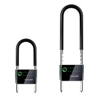 Waterproof Control Bicycle U Shape Lock Smart Bike Lock with TUYA APP Passcode Fingerprint Safe Electronic Lock