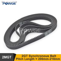 POWGE 200 202 204 208 214 218 2GT Timing Belt W 6/9mm Teeth 100/101/102/104/207/209 2GT Closed-Loop Synchronous Belt 200-2GT