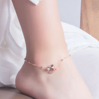 Womens Simple And Cute Anklet S925 Silver Jewelry Beach Anklet Fashion Trend Jewelry Fish Anklet Womens Anklet Women Jewelry