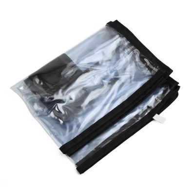 【LZ】﹉▨✵  Capa de bagagem anti-risco transparente protetor prático estojo preto de viagem impermeável novo 1pc