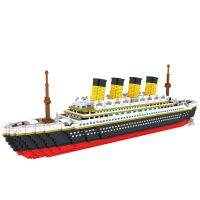 3800ชิ้นบล็อก Titanic เรือสำราญรุ่นเรือรุ่น DIY ประกอบไมโครอาคารบล็อกคลาสสิกอิฐของเล่นของขวัญสำหรับเด็ก