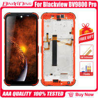 100เดิม6.3นิ้วสำหรับ Blackview BV9800 Pro LCD &amp; หน้าจอสัมผัส Digitizer BV9800 Pro พร้อมกรอบโมดูลแสดงผลเปลี่ยน