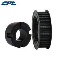 CPT HTD 8M Timing Pulley,วัสดุเหล็ก,8Mm Pitch,22ฟัน,สำหรับ20 Mm เข็มขัดกว้าง,จับคู่1008 Taper Bush,22-8M-20-1008