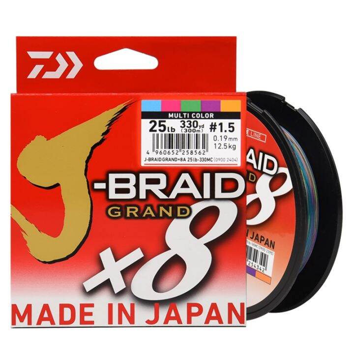 j-braid-พีอีถักแบบเอ็นตกปลาเกลียว-pe-หลากสี-ใหม่ล่าสุด8เอ็นตกปลาญี่ปุ่น150เมตร300เมตรตกปลา