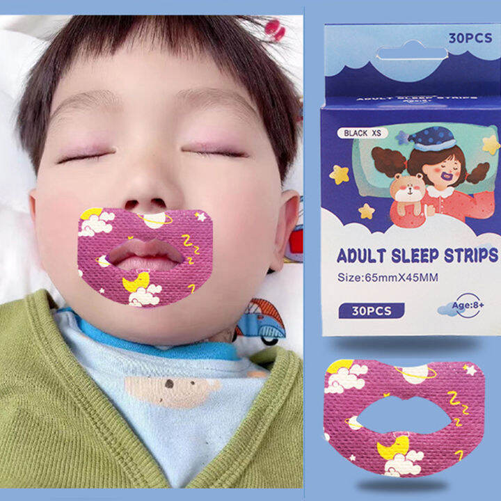 [okwish] 30PCS Adult and Kid's Antisnoring Stickers Sleeping Mouth