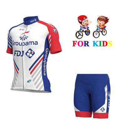 2022 Summer Kids Cycling Jersey Set Breathable Shorts Children Bike Clothing Boy Girls Bicycle Wear Body Suit Maillot Ciclismo