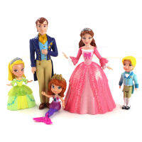 5ชิ้นล็อต8ซม. โซเฟีย First Action FIGURE Princess SOPHIA Amber Prince James Hildegard King Roland Queen Miranda รุ่นของเล่น S