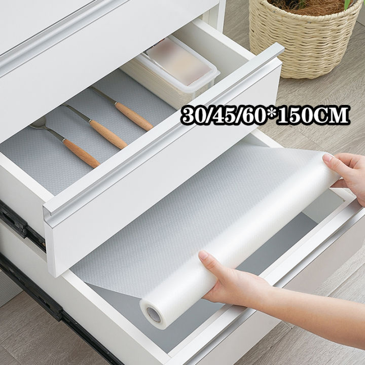 Clear Waterproof Oilproof Drawer Shelf Liner Shelf Cover Mat