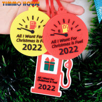 [Timmo House]Creative Christmas Hanging Tree Ornament All I Want For Christmas Is Fuel Funny Christmas Tree Pendants DIY Personal Hanging Decoration Xmas Gifts