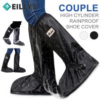 Hot Sell Unisex Rain Boot Outdoors Women Men Rainproof Motorcycle Bike Rain Cover High Top Shoe Cover Male Female Clear Shoes Rain Boots